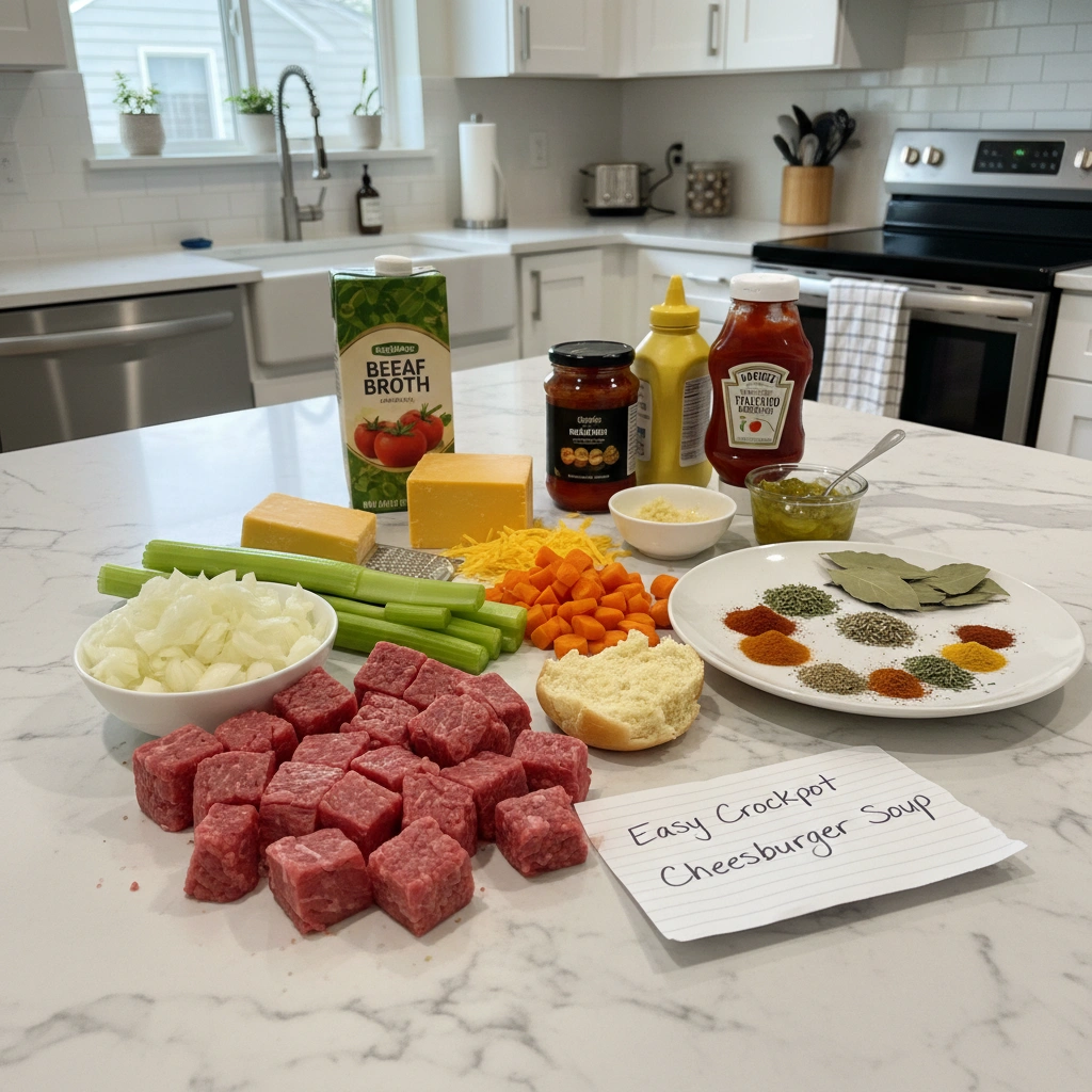 Easy Crockpot Cheeseburger Soup for Weeknight Comfort - Image 2