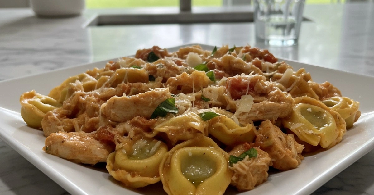 Effortless CrockPot Chicken Tortellini: The Ultimate Comfort Dish - Image 1