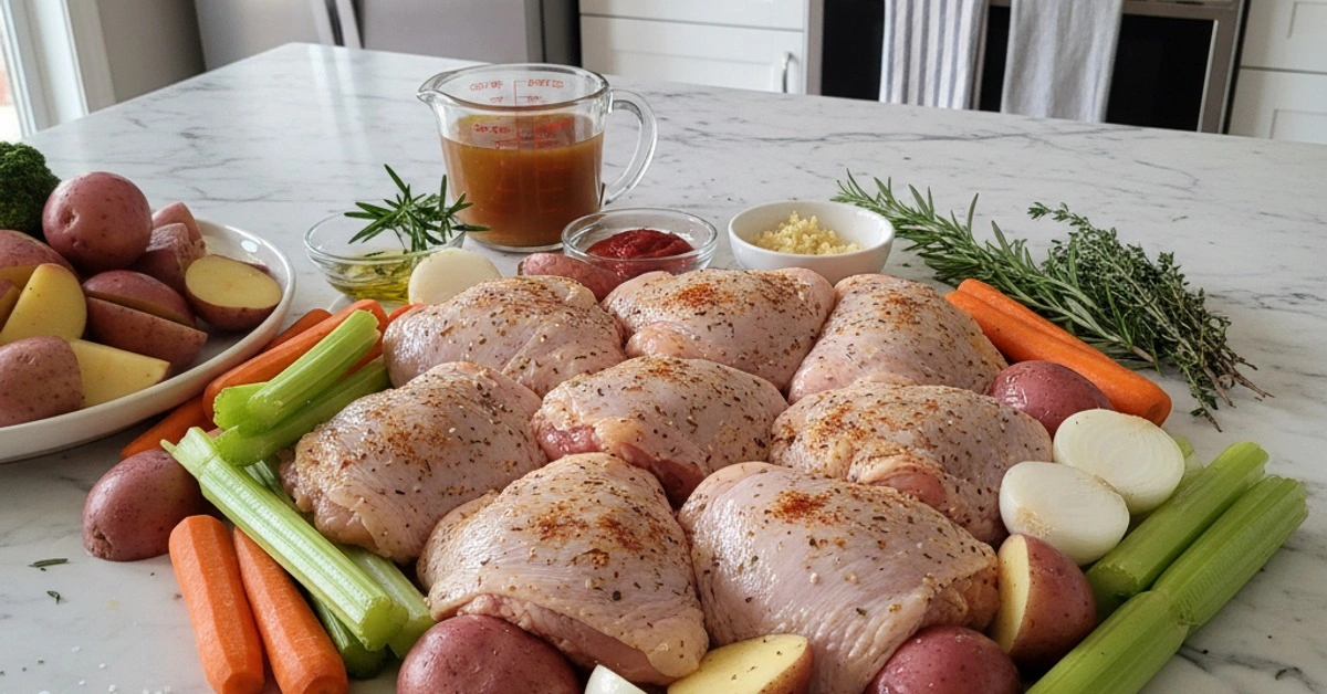 The Ultimate Crockpot Chicken Thigh Pot Roast for Easy Dinners - Image 2
