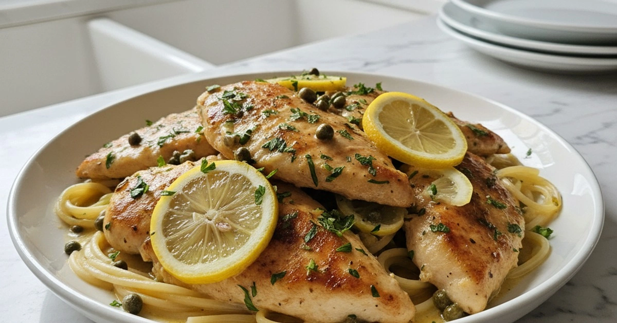 Unbelievably Easy Crockpot Chicken Piccata: A Weeknight Hero - Image 1