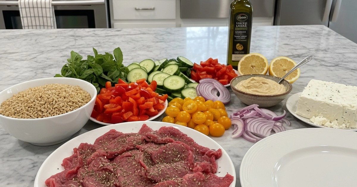 Savor the Flavor: Healthy Steak Bowl Inspired by the Mediterranean Diet - Image 2