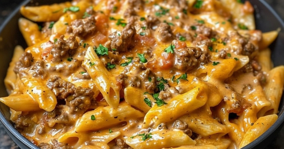 The Ultimate Creamy Beef Pasta for Cozy Nights You'll Love! - Image 1