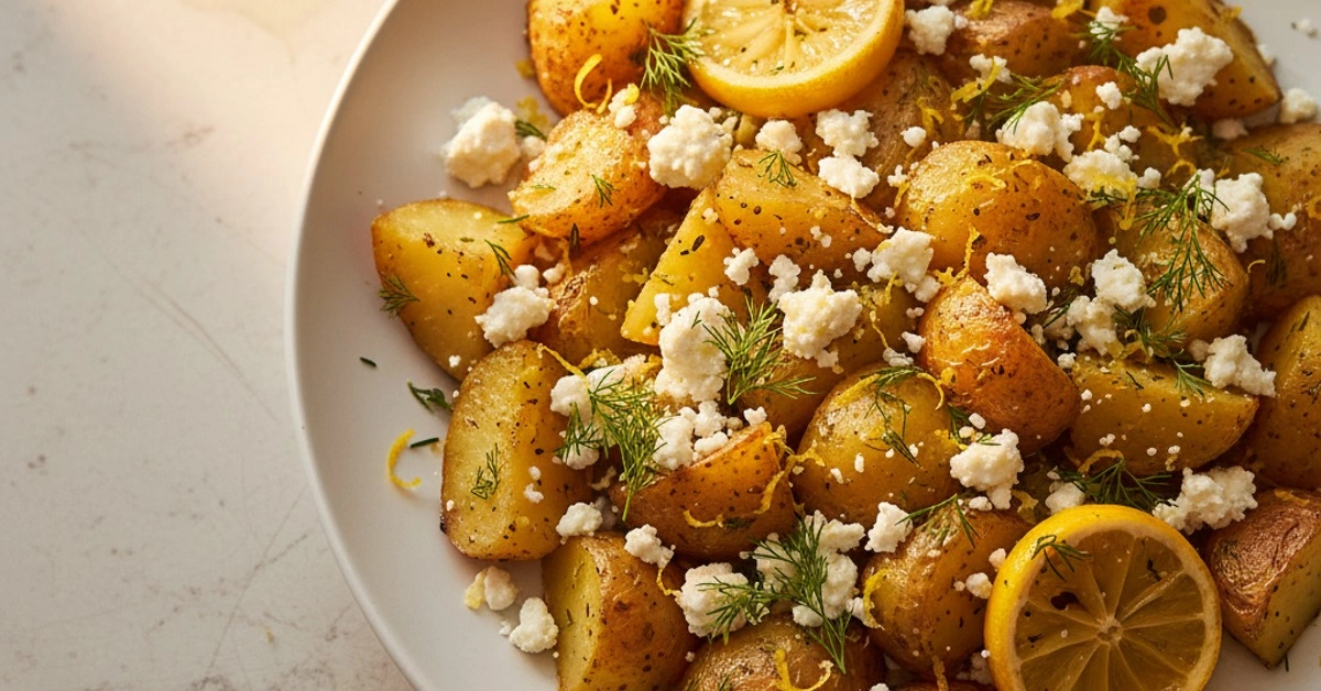 Amazing Greek Feta Roasted Potatoes: Your New Favorite Side Dish - Image 1