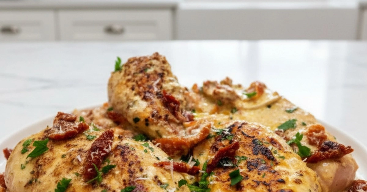 Flavorful Chicken Covered in Sauce with Parsley: Your New Go-To - Image 2