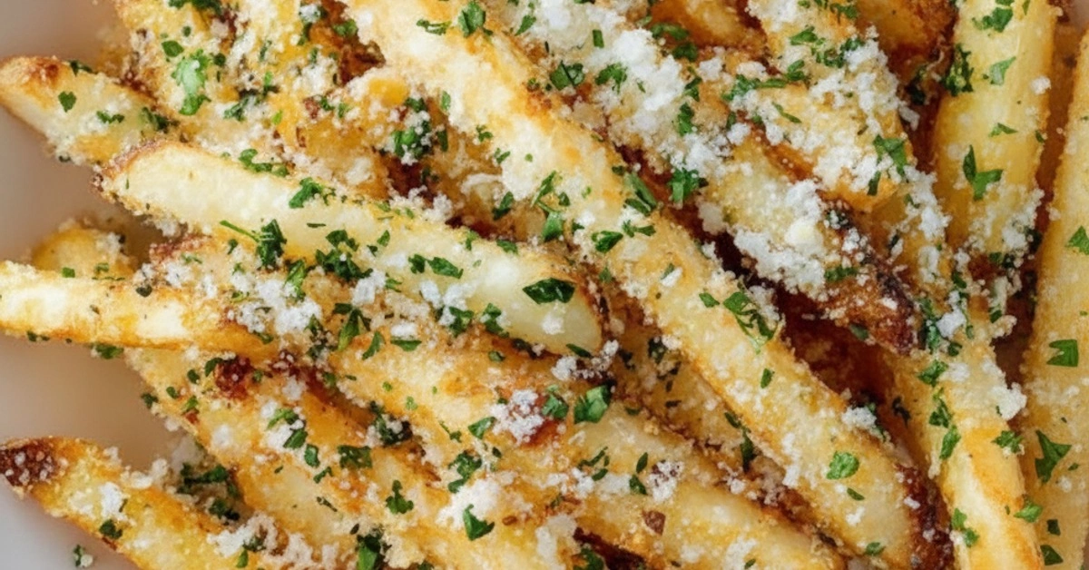 Crispy, Flavorful Air Fryer Garlic Parmesan Fries: Your New Favorite Side! - Image 1