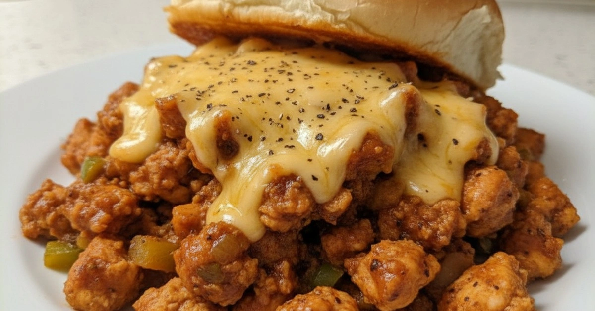 Spice Up Dinner: Easy Cajun Chicken Sloppy Joes Recipe - Image 1