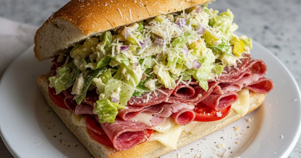 The Ultimate Italian Grinder Salad Sandwich You'll Crave! - Image 1