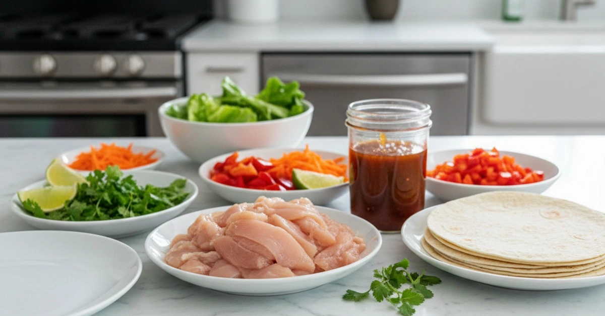 The Best Sweet Chili Chicken Wraps: Quick & Flavorful Dinner - Image 2