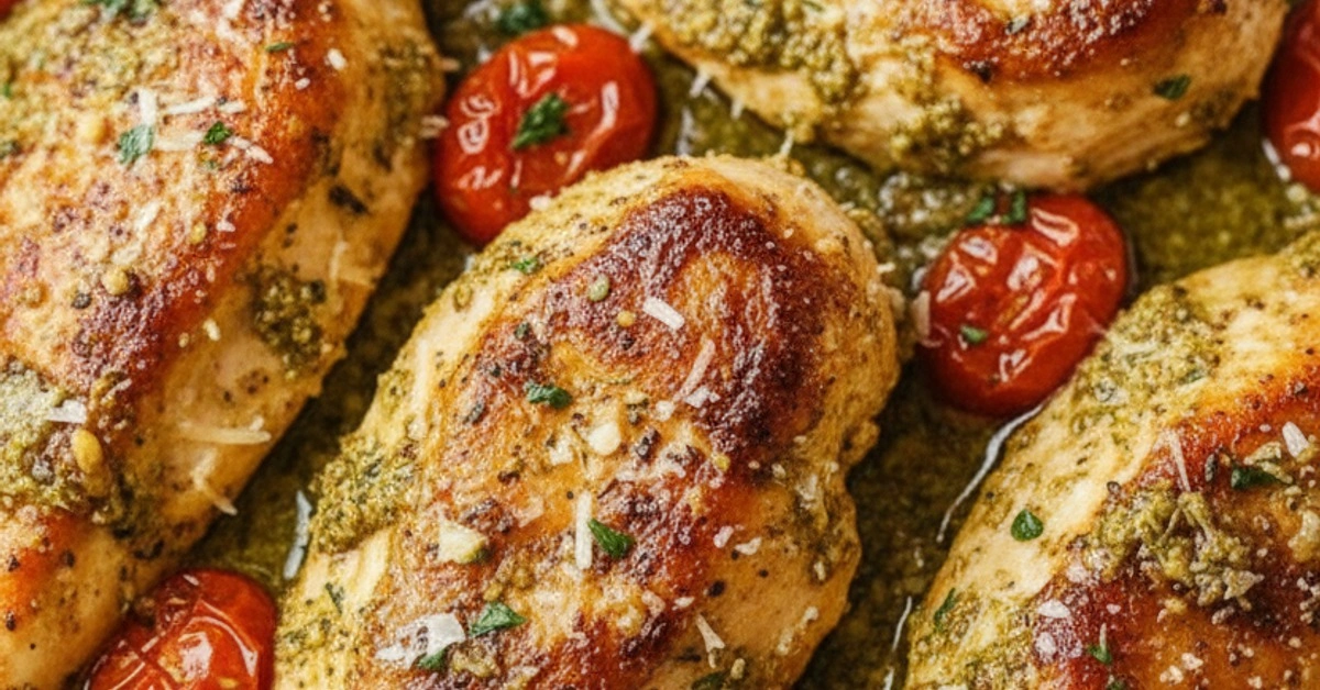 The Ultimate Creamy Pesto Chicken Recipe Your Family Will Love - Image 1