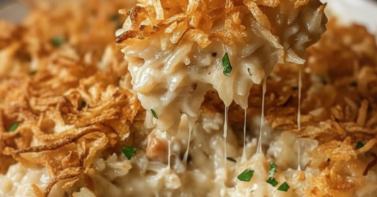 Cozy Easy French Onion Chicken Rice Bake: Your New Favorite Dinner - Image 1
