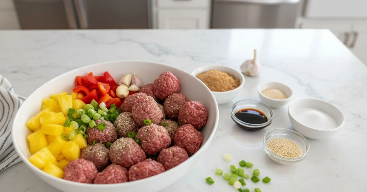Sweet & Savory Crockpot Pineapple Teriyaki Meatballs for Dinner - Image 2