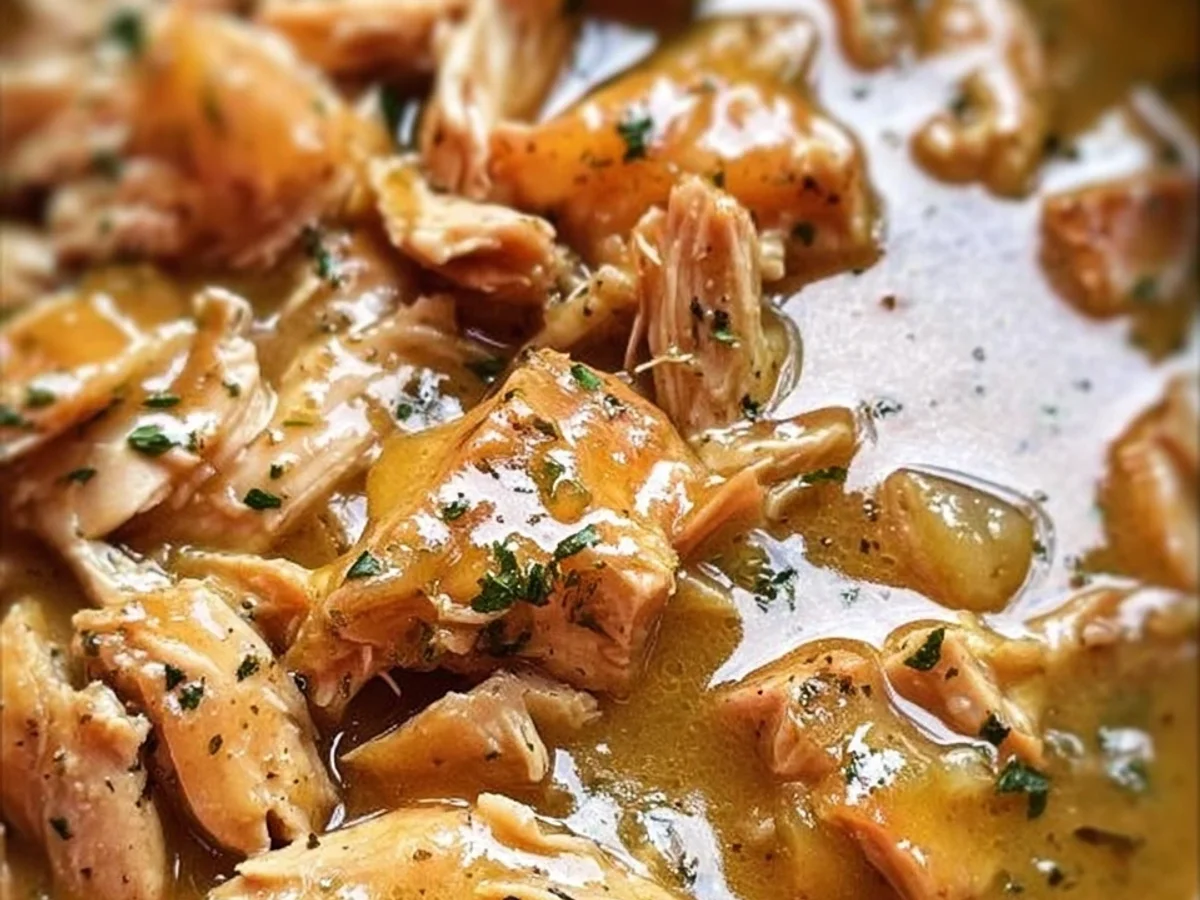 3-Ingredient Crockpot Chicken Thighs & Gravy - Image 2