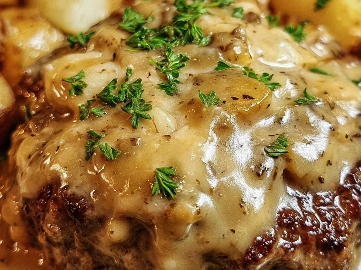 Amish Hamburger Steak Bake with Creamy Gravy - Image 2