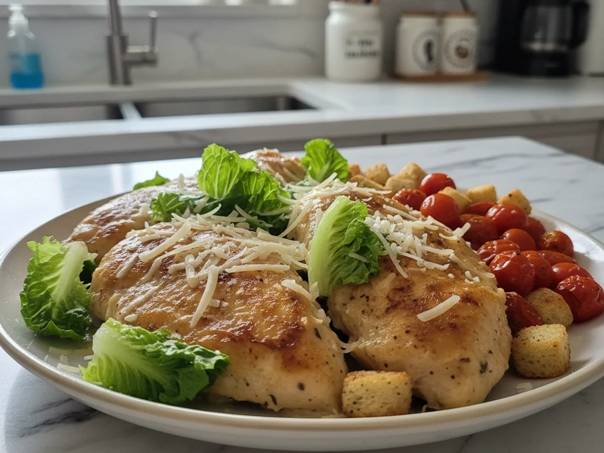Baked Caesar Chicken Easy Dinner: Weeknight Magic - Image 1