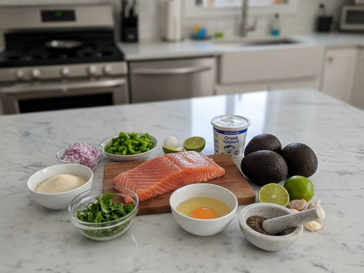 Baked Salmon Balls with Creamy Avocado: Fresh Flavors - Image 2