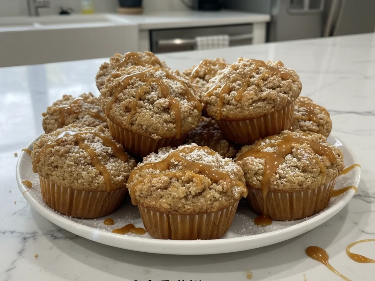 Caramel Crumb Apple Muffins: Soft Fall Mornings - Image 1