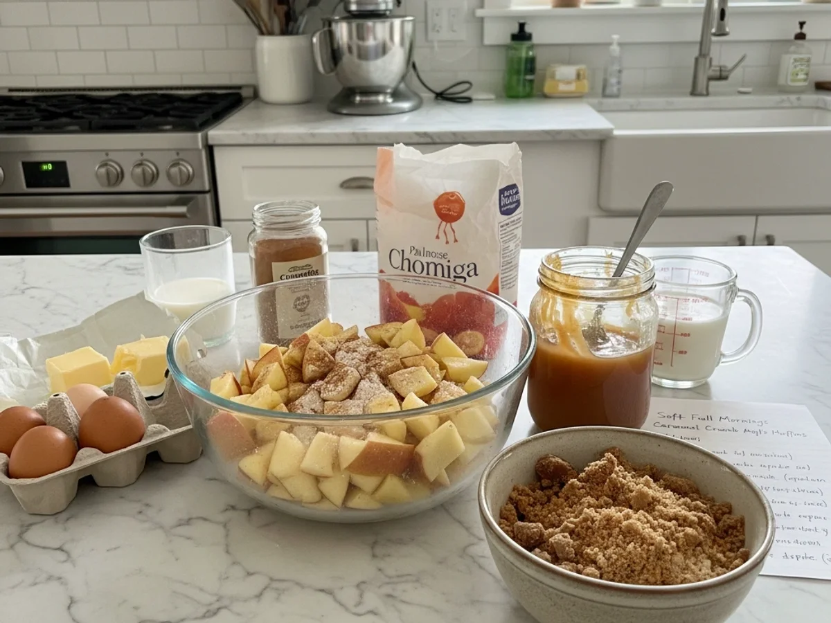 Caramel Crumb Apple Muffins: Soft Fall Mornings - Image 2