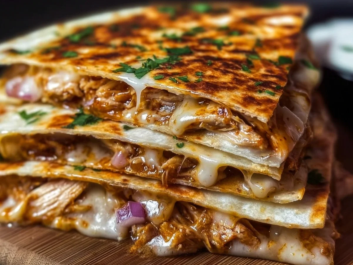Cheesy Hot Honey Chicken Quesadillas: Quick Dinner - Image 2