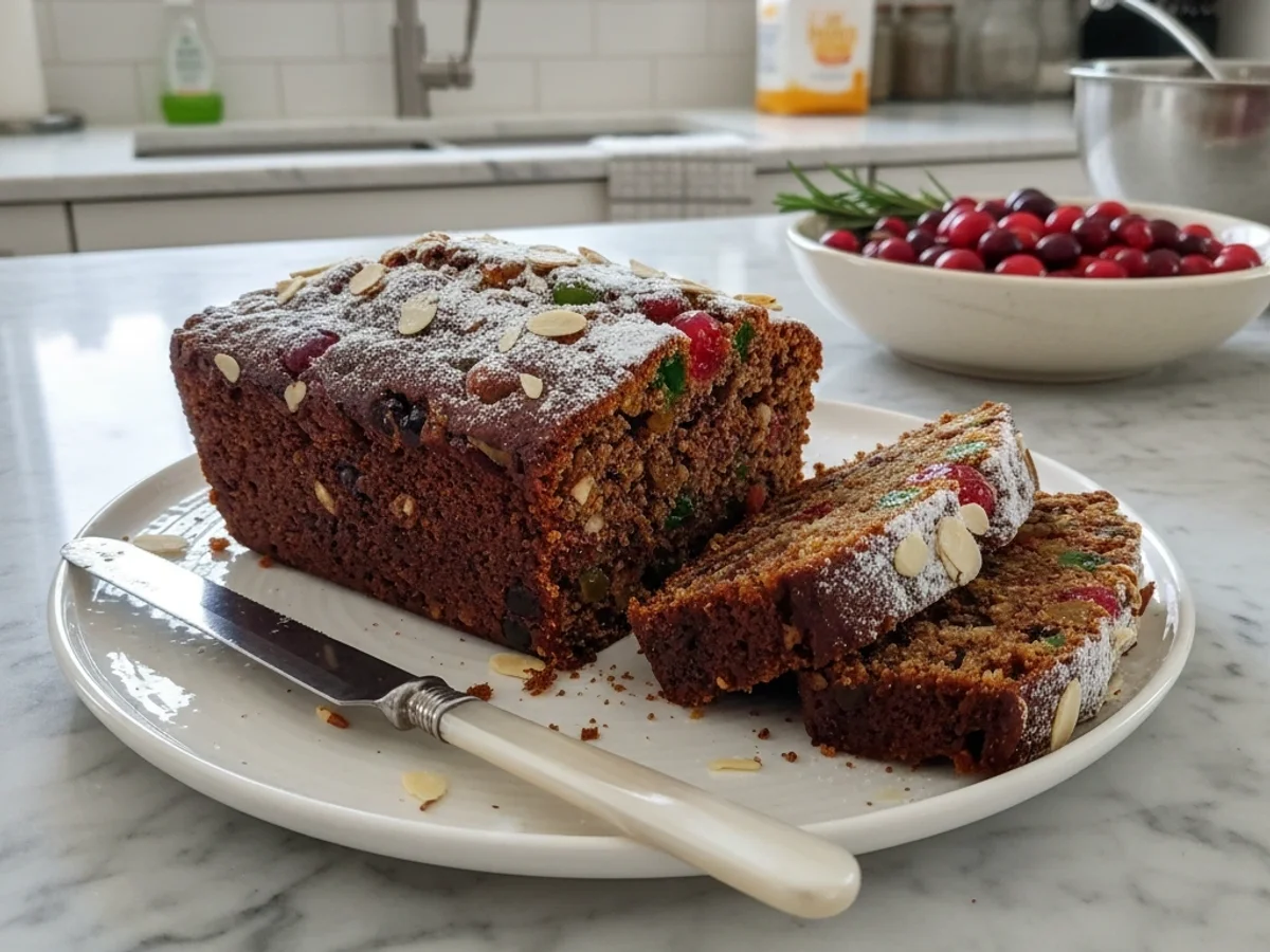 Classic Christmas Fruit Cake: Spiced, Soaked, & So Good - Image 1