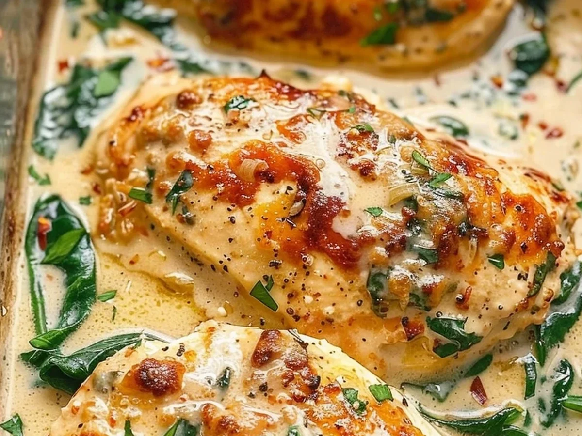 Creamy Baked Chicken Breasts: A Weeknight Hug - Image 1