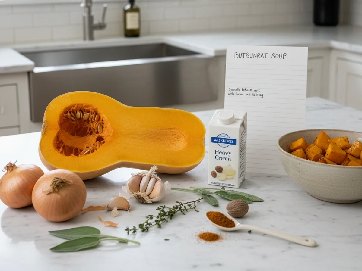 Creamy Butternut Squash Soup with Nutmeg - Image 2