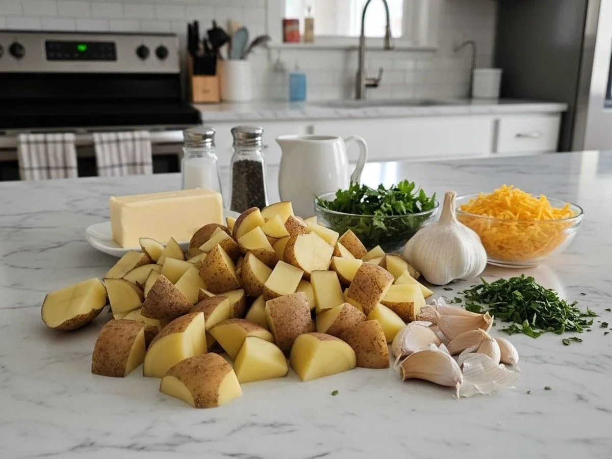 Creamy Cheddar Garlic Herb Potato Soup for Comfort - Image 2
