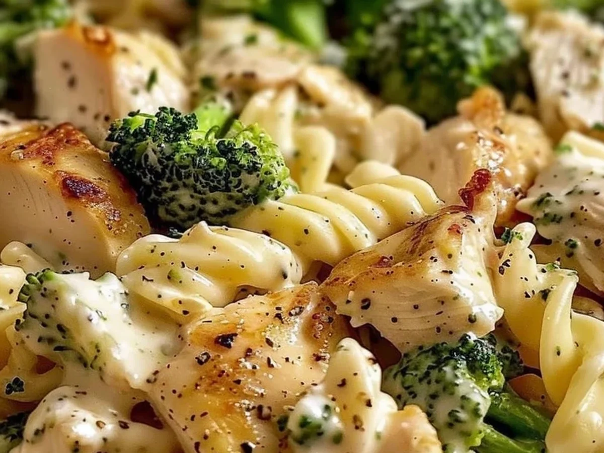 Creamy Rotisserie Chicken Broccoli Pasta: Quick & Hearty - Image 1