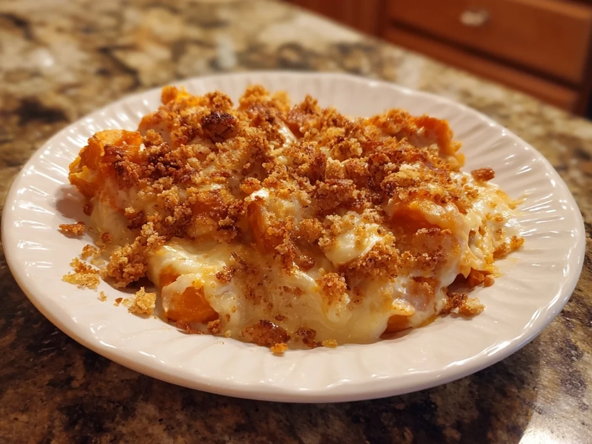 Creamy Southern Sweet Potato Casserole with Pecans - Image 2