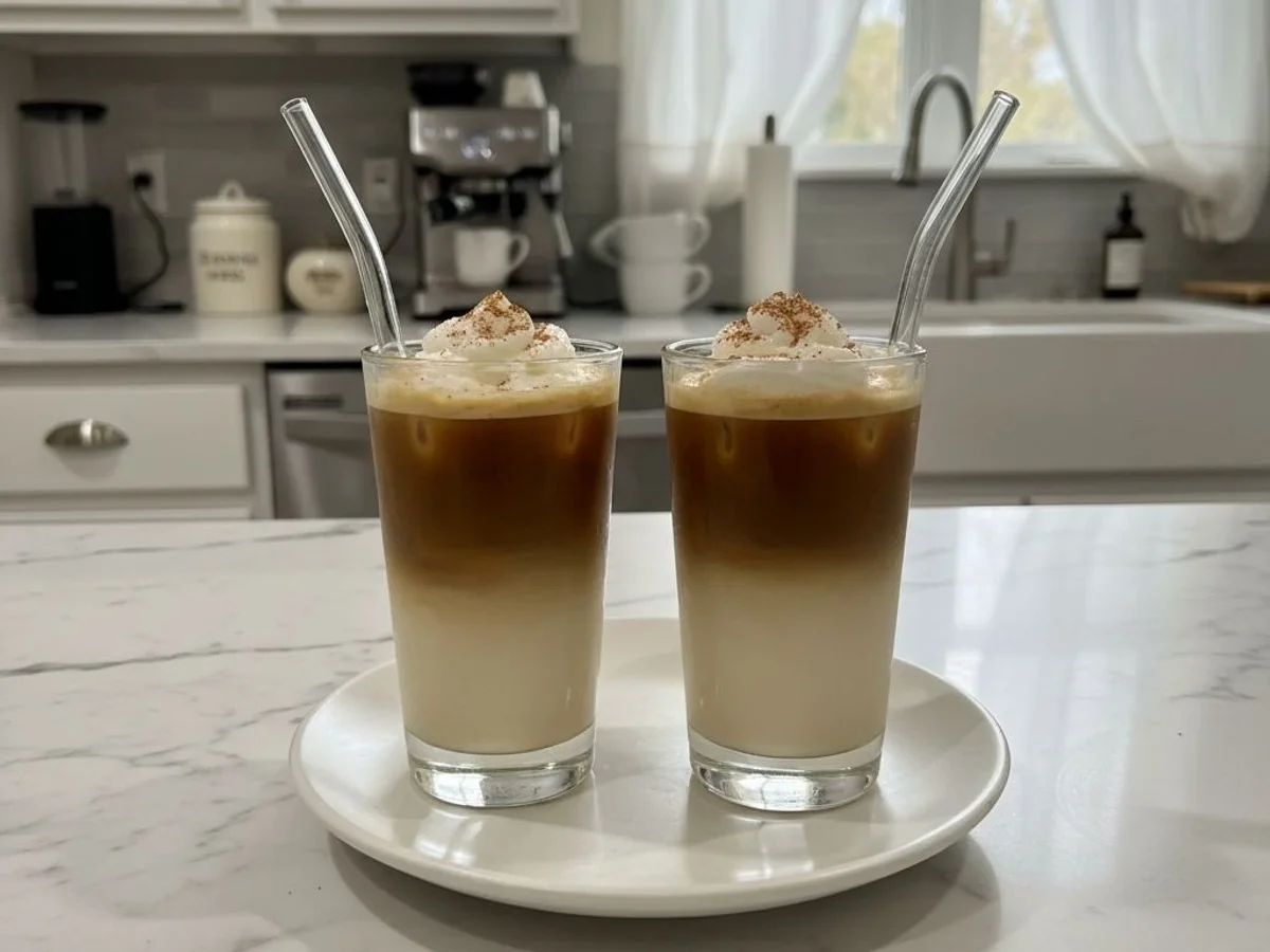 Creamy Spanish Iced Latte: Sweet Coffee Treat - Image 1