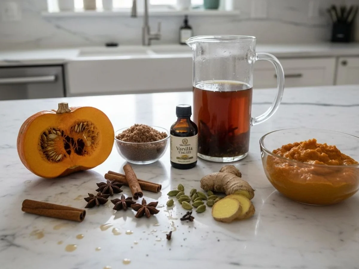 Creamy Spiced Pumpkin Chai Iced Latte for Fall Sips - Image 2
