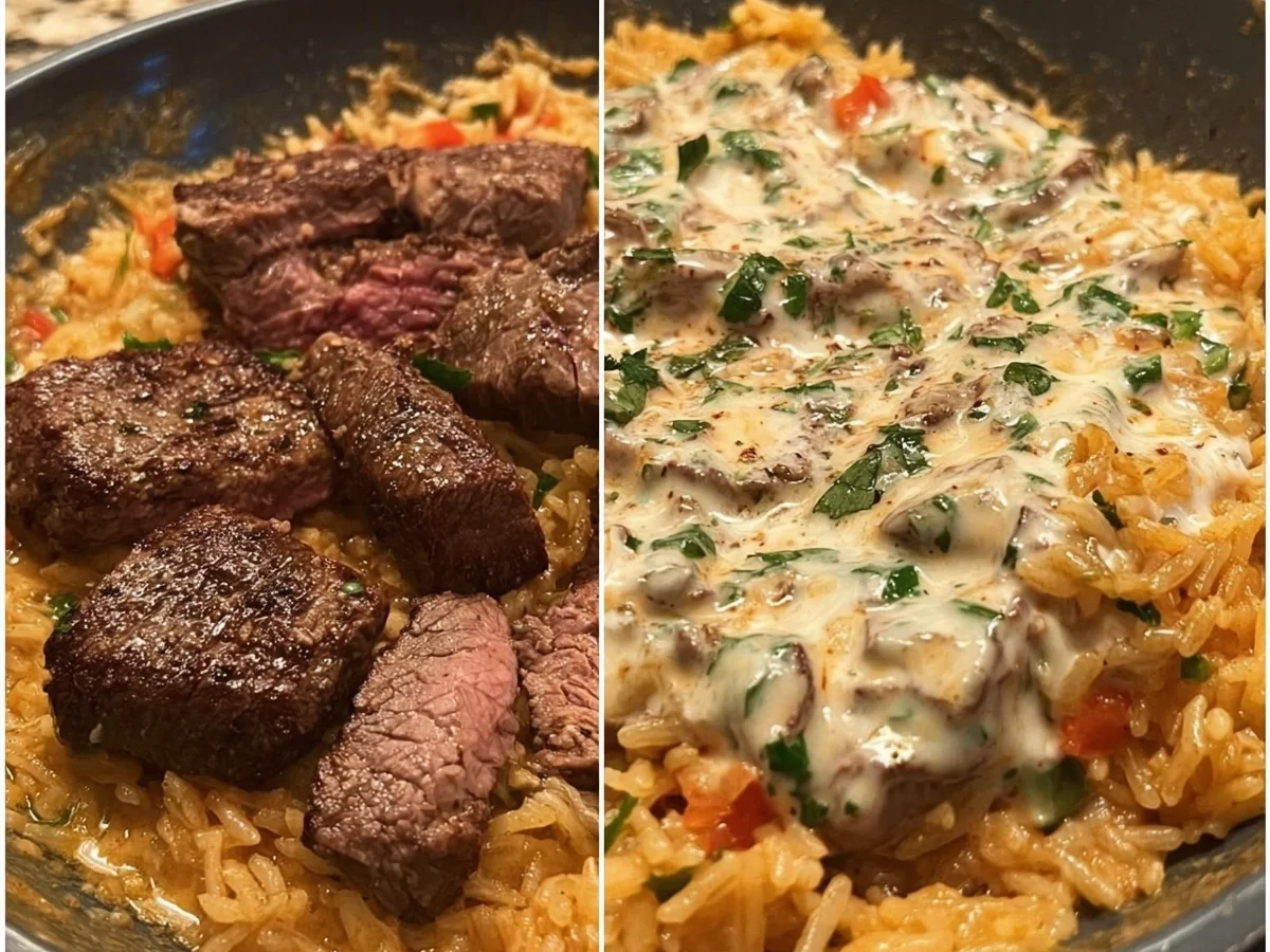 Creamy Steak Queso Rice Dinner - Image 1