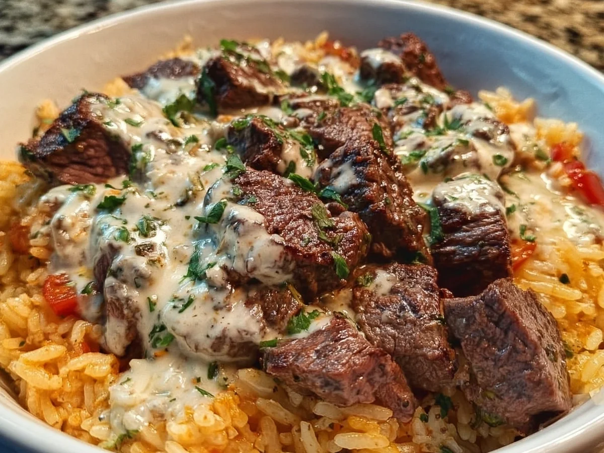 Creamy Steak Queso Rice Dinner - Image 2