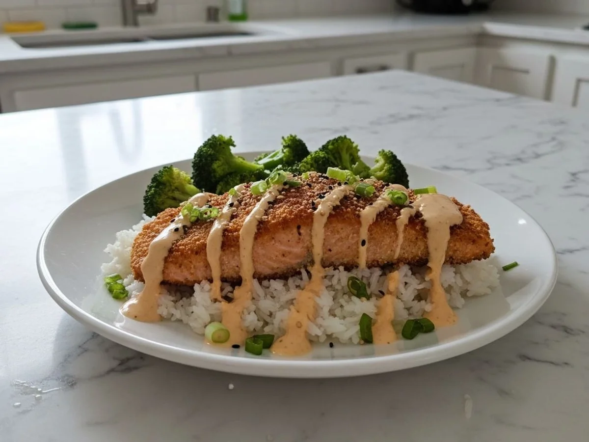 Crispy Air Fryer Bang Bang Salmon: My Weeknight Win - Image 1