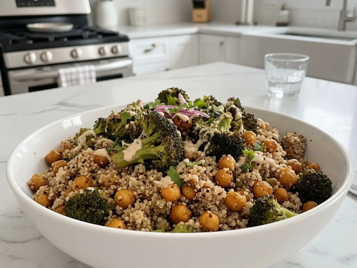 Crispy Quinoa Chickpea Bowls: My Weeknight Revelation - Image 1