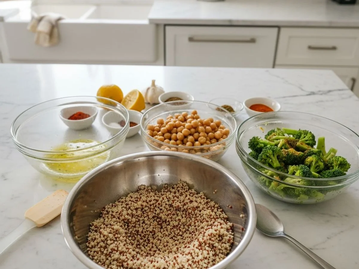 Crispy Quinoa Chickpea Bowls: My Weeknight Revelation - Image 2