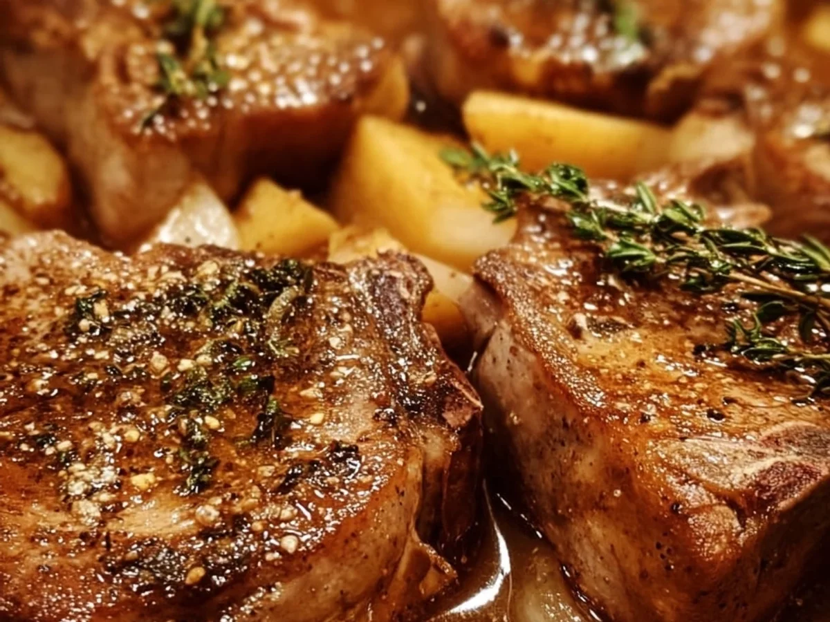 Crock Pot Apple Lamb Chops: Tender Family Dinner - Image 2