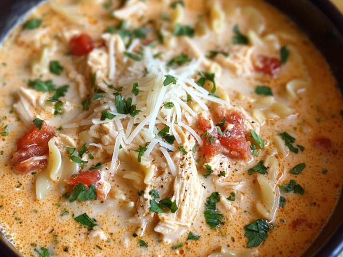 Crock Pot Creamy Chicken Parmesan Soup - Image 2