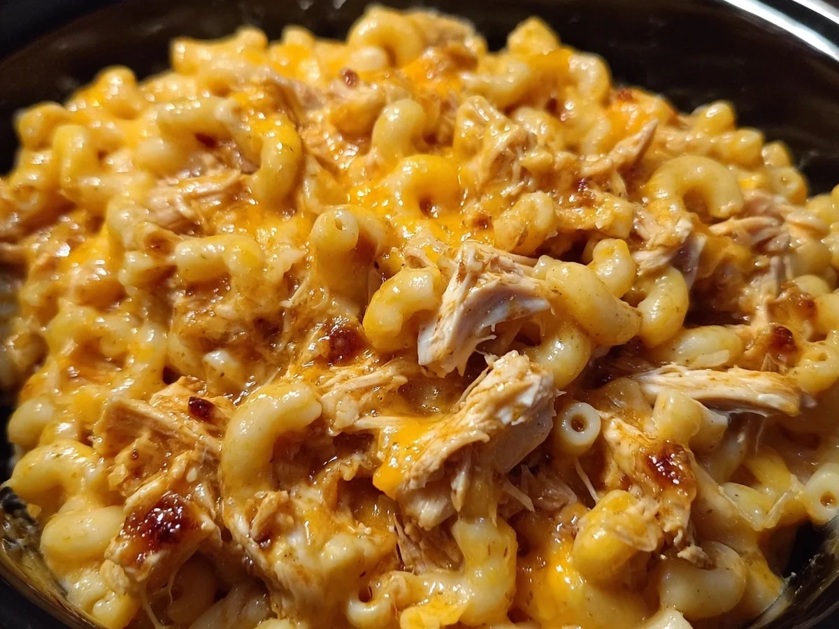 Crockpot BBQ Chicken Mac and Cheese: Easy Comfort Food - Image 1