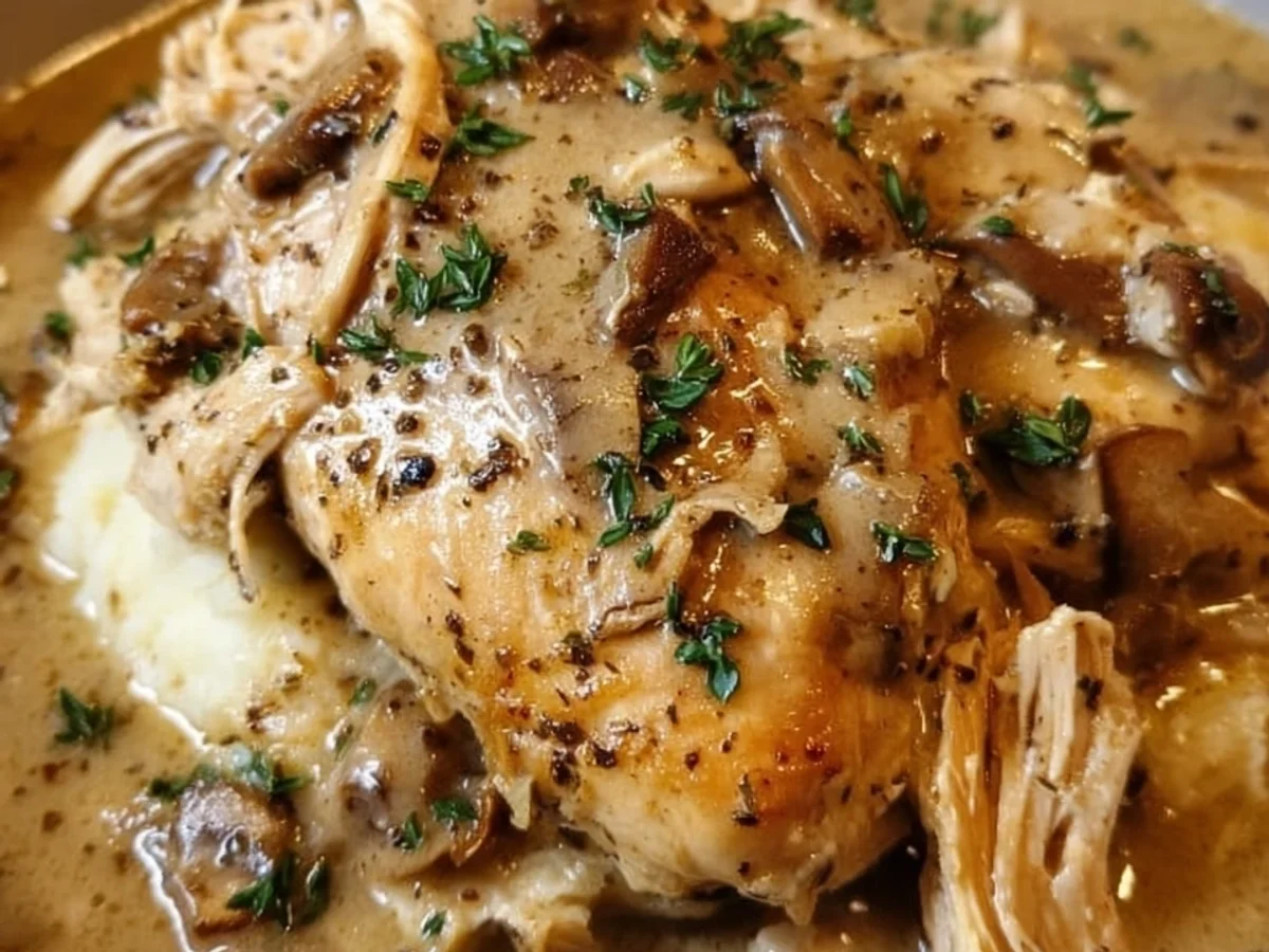 Crockpot Chicken And Gravy: Easy Slow Cooker Dinner - Image 1