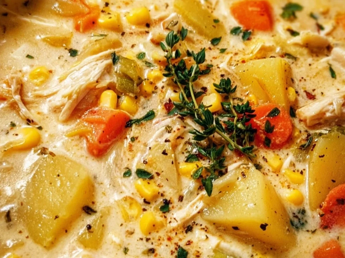 Crockpot Chicken Corn Chowder: Hearty & Creamy - Image 2
