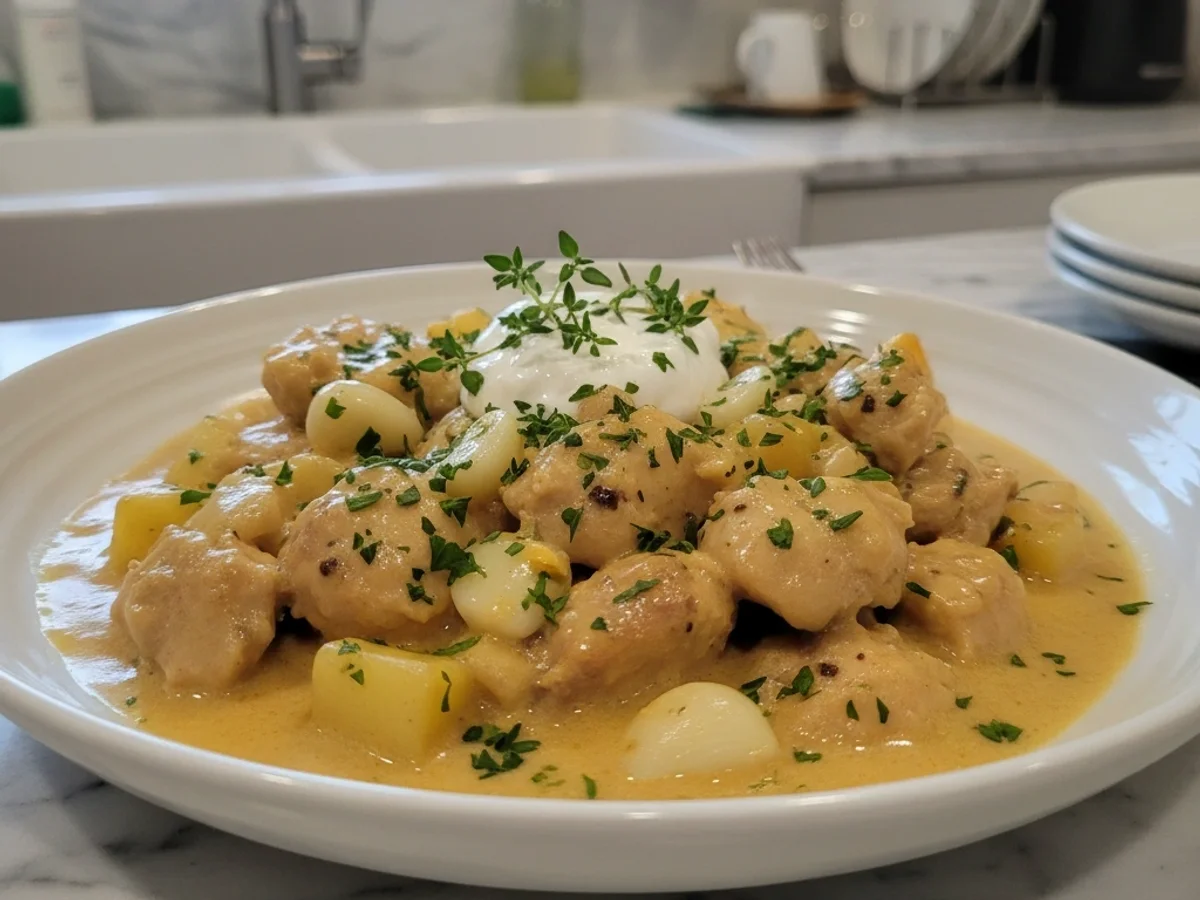 Crockpot Creamy Garlic Chicken: A Weeknight Hug - Image 1