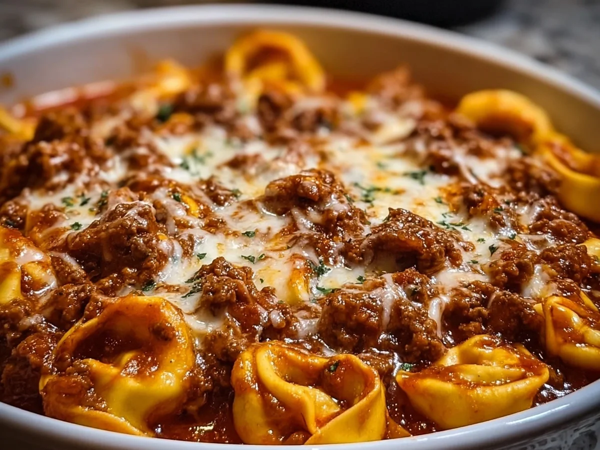 Easy Beefy Tortellini Bake: One-Pan Comfort - Image 2