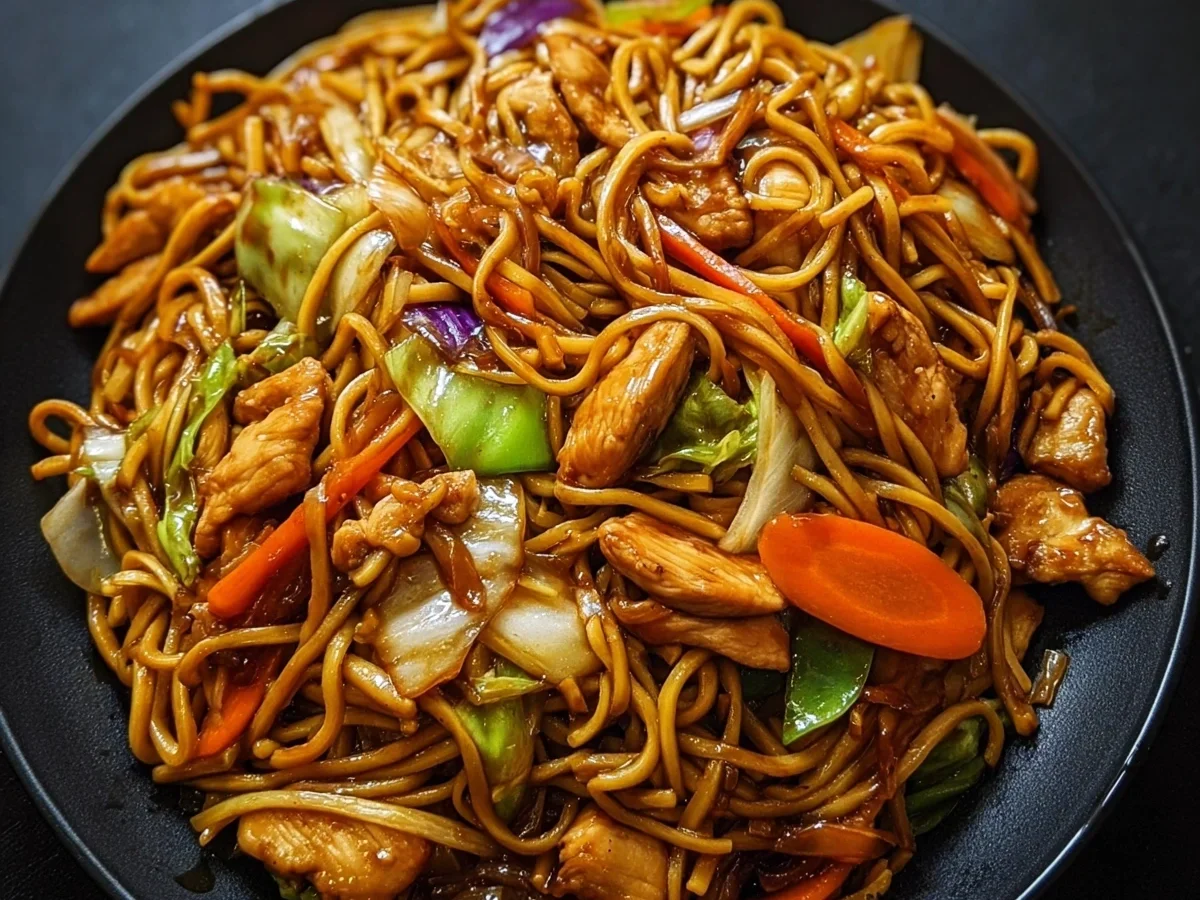 Easy Chinese Chicken Lo Mein - Image 1