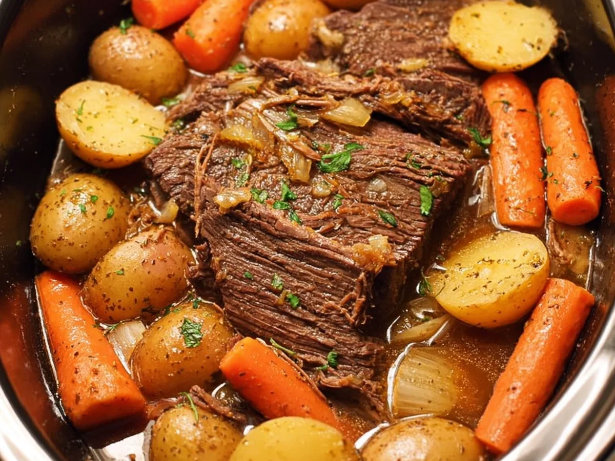 Easy Crock Pot Pot Roast with Gravy - Image 2