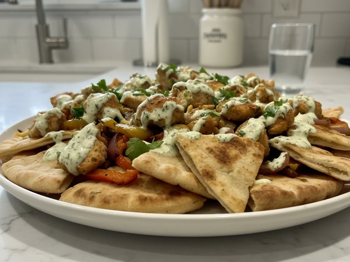 Effortless Sheet Pan Chicken Pitas with Herby Ranch: A Weeknight Win! - Image 1
