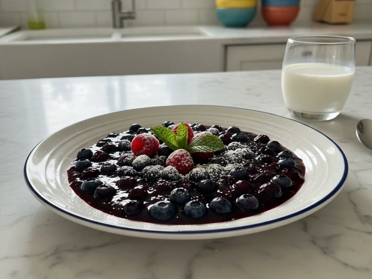 Fresh Berry Homemade Blueberry Sauce: A Simple Delight - Image 1