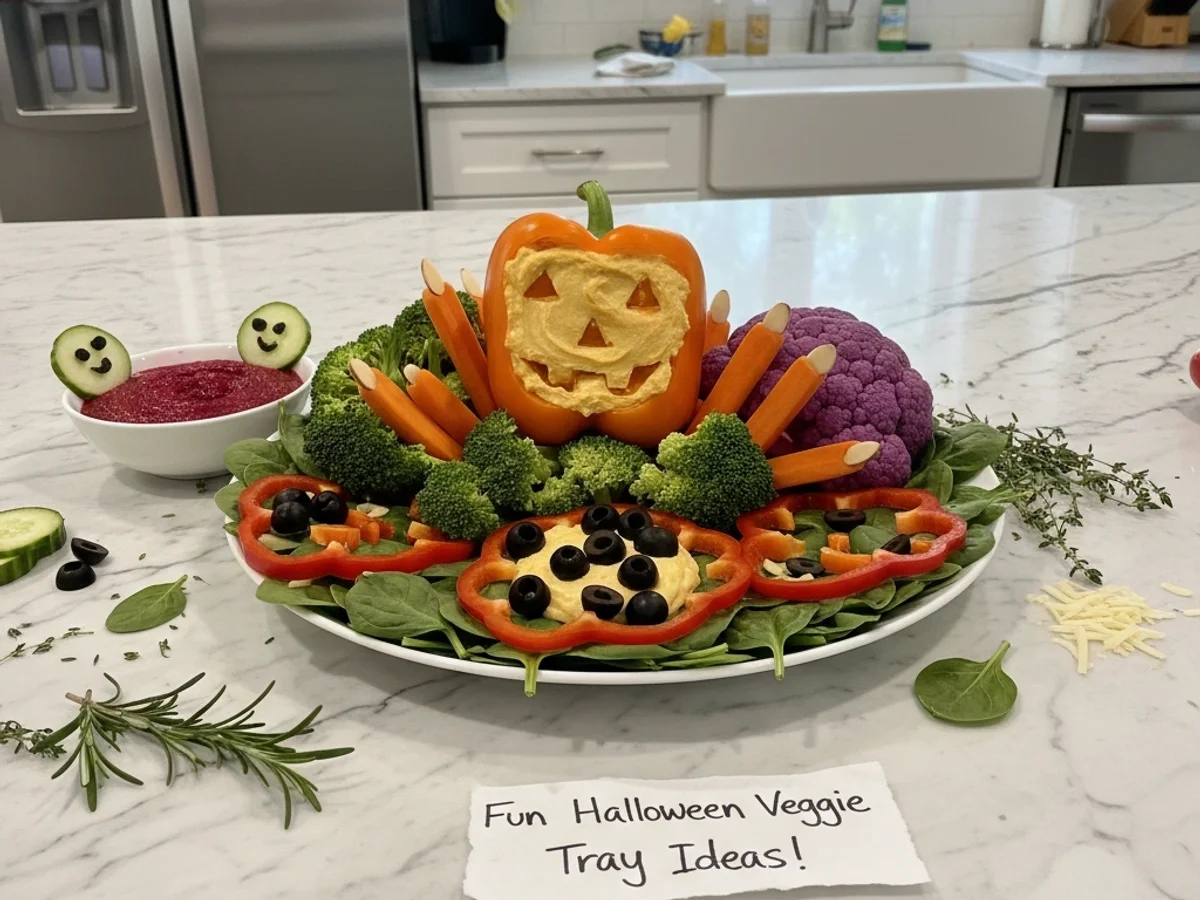Fun Halloween Veggie Tray Ideas: Spooky, Simple, & Wholesome - Image 2