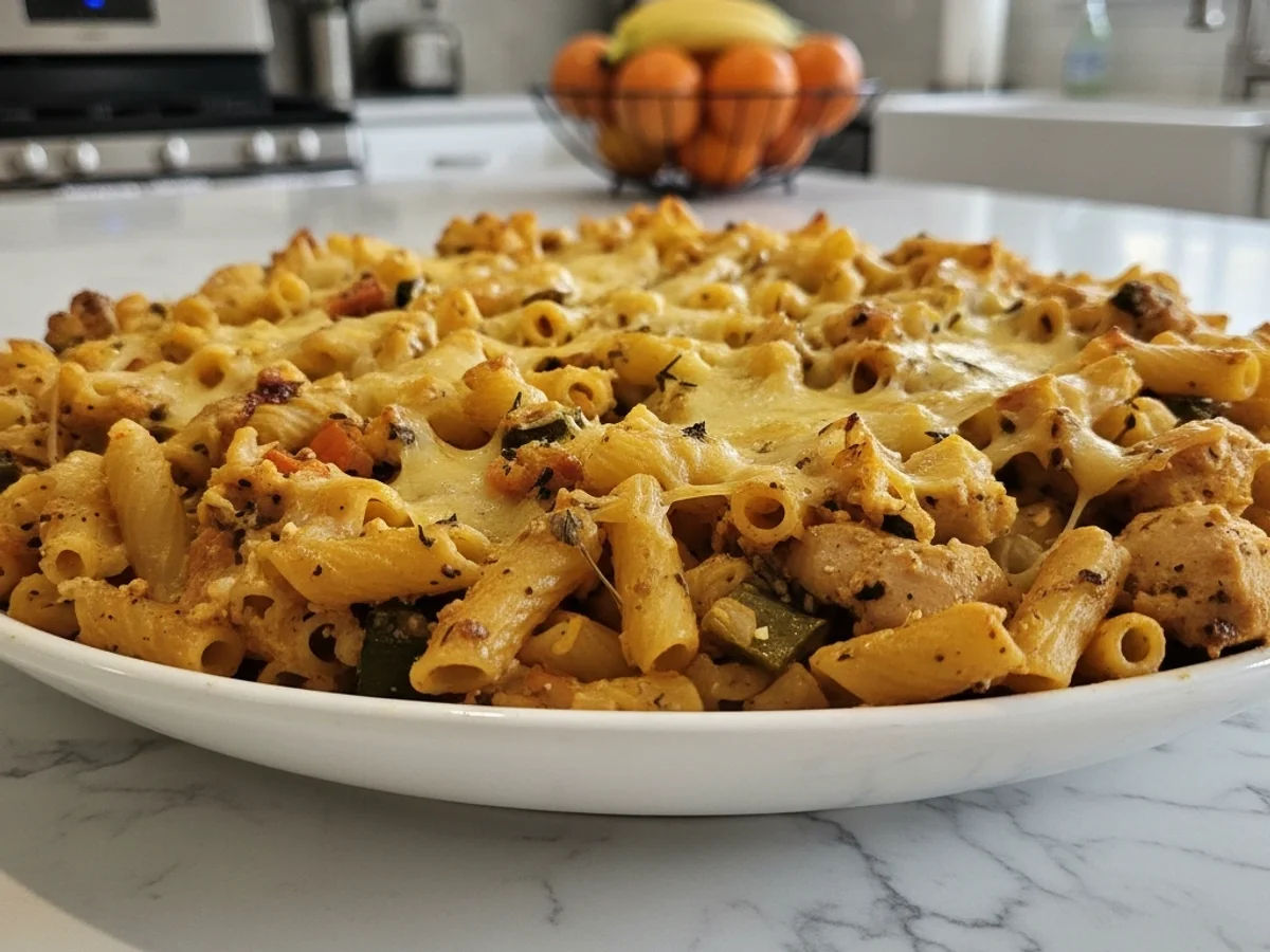 Golden Baked Dinner: Hearty Chicken & Veggie Bake - Image 1