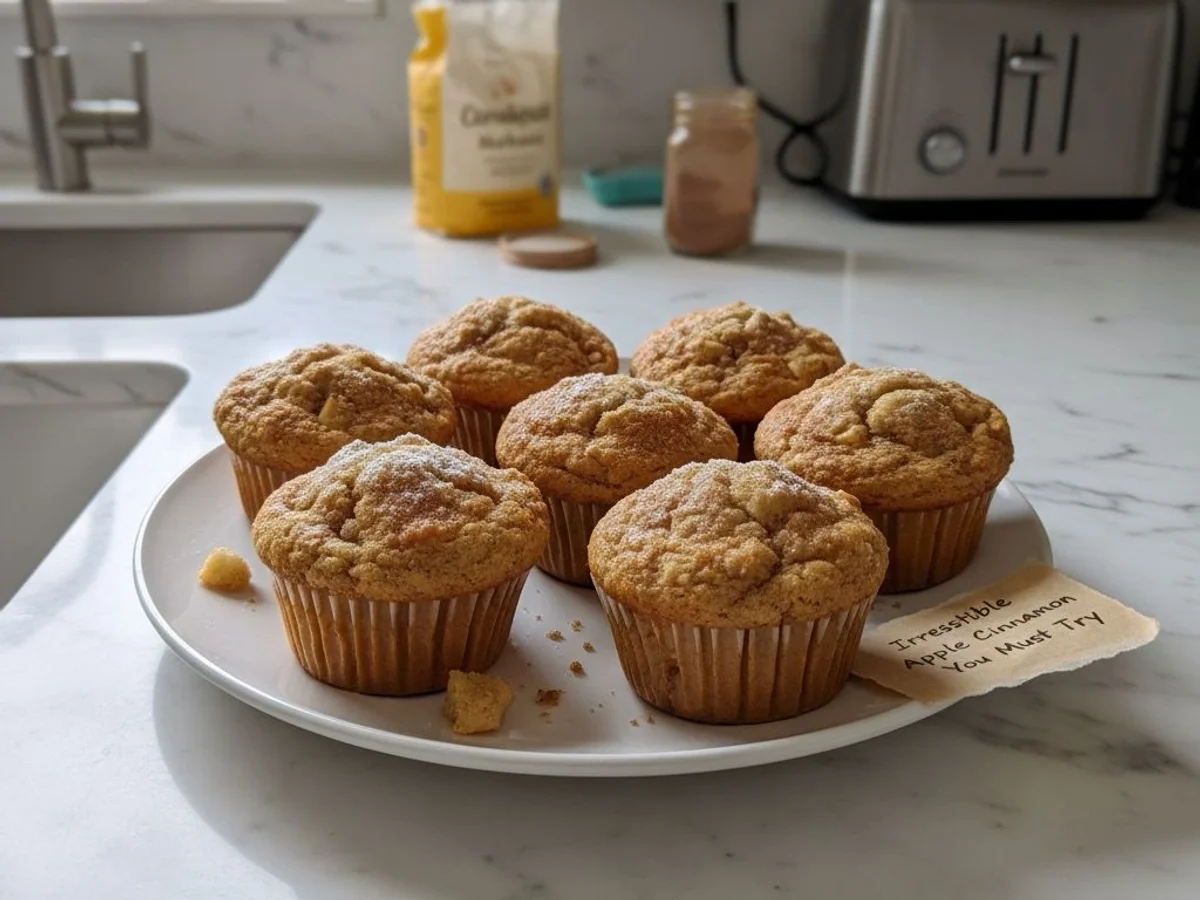 Hearty Apple Cinnamon Muffins: A Morning Treat - Image 1