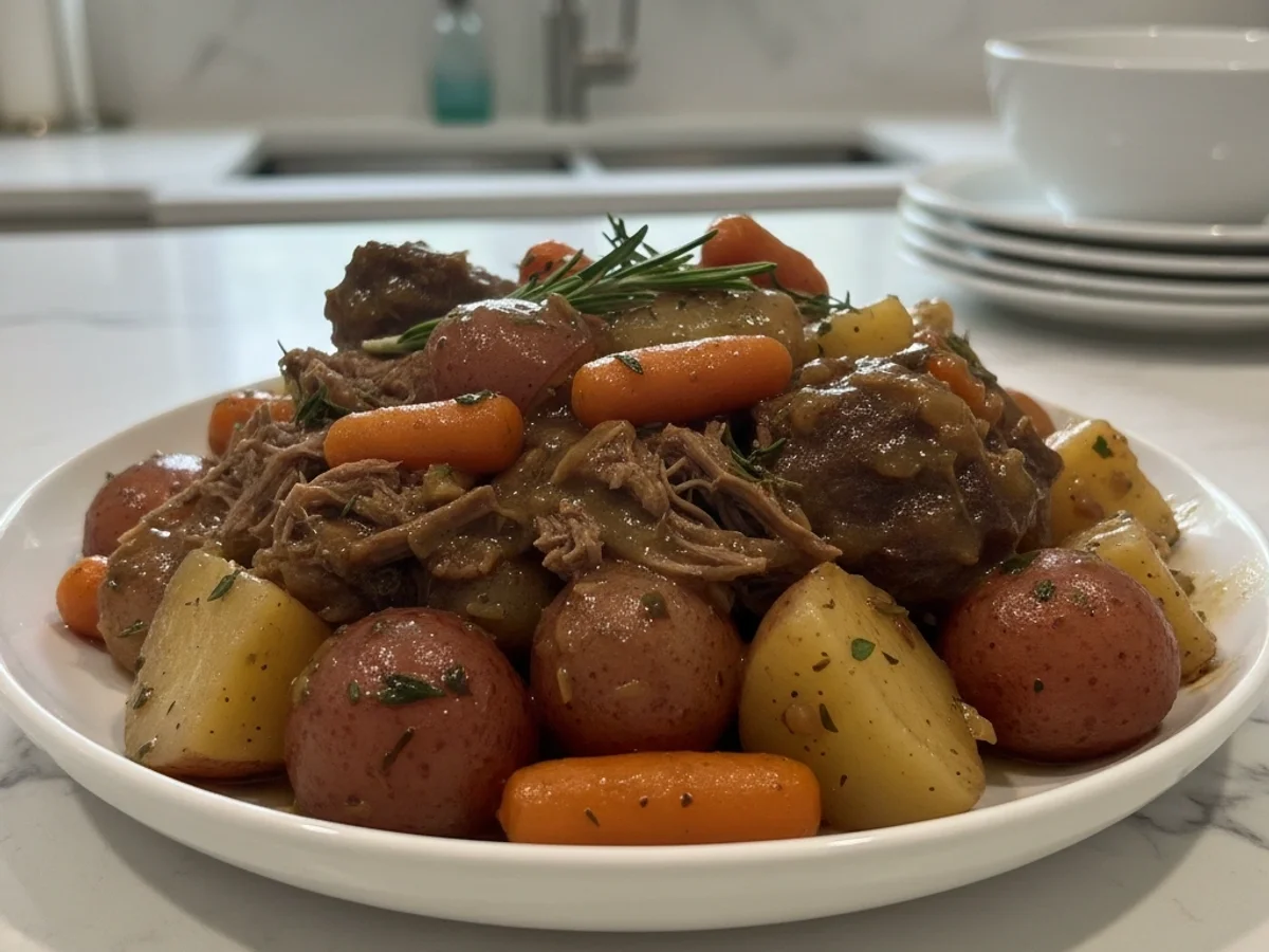 Hearty Crockpot Beef and Potatoes: A Weeknight Win - Image 1